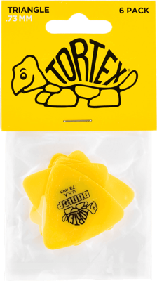 Dunlop 431P73 Tortex Triangle Plectrum 0.73mm 6-Pack