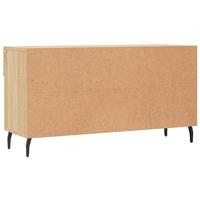 VidaXL Schoenenbank 102x35x55 cm bewerkt hout sonoma eikenkleurig - thumbnail