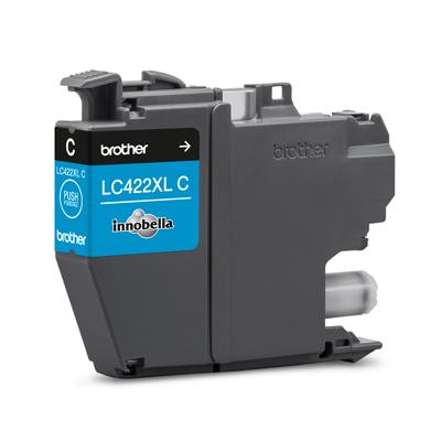 Brother inktcartridge, 1.500 pagina&apos;s, OEM LC-422XLC, cyaan