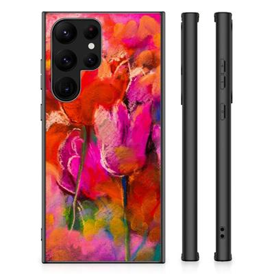 Kleurrijke Telefoonhoesje Samsung Galaxy S23 Ultra Tulips