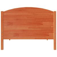Bedframe zonder matras massief grenenhout wasbruin 100x200 cm - thumbnail