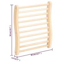 Saunarugsteun massief grenenhout - thumbnail