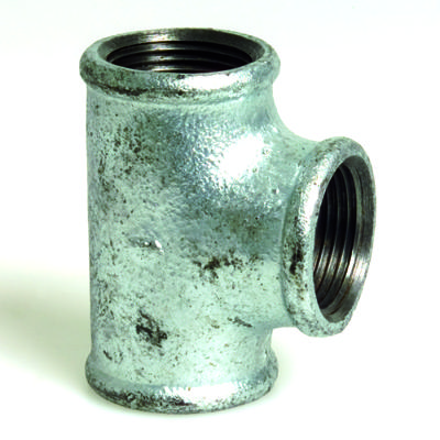 T-stuk - Fig.130 - Staal verzinkt - binnen/binnen/binnen - 1/4"