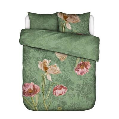 Essenza Annabel Dekbedovertrek - Lits-jumeaux (240x200/220 Cm + 2 Slopen) - Katoen Satijn - Basil