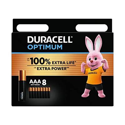 Duracell Optimum Alkaline AAA batterijen - 8 stuks