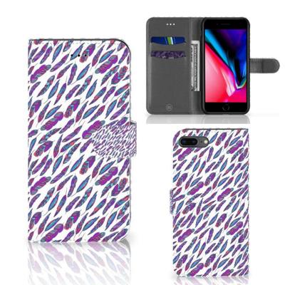 Apple iPhone 7 Plus | 8 Plus | Telefoon Hoesje | Feathers Color Apple iPhone 7 Plus | 8 Plus | Telefoon Hoesje | Feathers Color