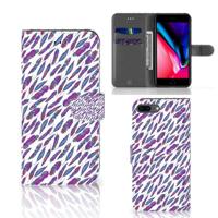 Apple iPhone 7 Plus | 8 Plus | Telefoon Hoesje | Feathers Color - thumbnail