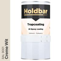Holdbar Trapcoating Creme Wit (RAL 9001) 1 kg - thumbnail