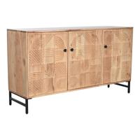 Dressoir Home ESPRIT Bruin Zwart 145 x 40 x 80 cm - thumbnail