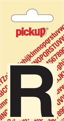 Plakletter Helvetica 40 mm Sticker zwarte letter r Pickup - Pickup