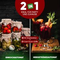 Profi Cook PC-EKA 1283 inox 501283 Inmaak- en warmedrankenautomaat Zilver - thumbnail