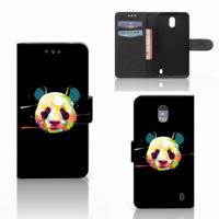Nokia 2 Leuk Hoesje Panda Color - thumbnail