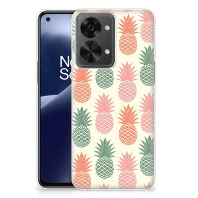 OnePlus Nord 2T | Siliconen Case | Ananas