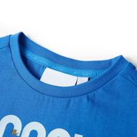 Kindershirt 104 blauw - thumbnail