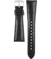 Horlogeband Armani AR0284 Leder Zwart 22mm - thumbnail