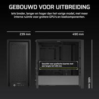 ATX Semi-toren BehuizingCorsair Zwart - thumbnail