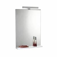 Badkamerspiegel Sapho Beta 50x70x12 cm met Planchet MDF Exclusief Lamp - thumbnail