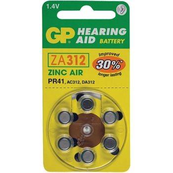 GP gehoor batterij ZA312 blister(6) - 3221914