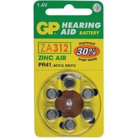GP gehoor batterij ZA312 blister(6) - 3221914 - thumbnail