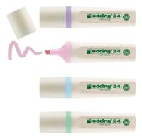 Markeerstift edding 24 eco 2-5mm pastel assorti | 6 stuks - thumbnail