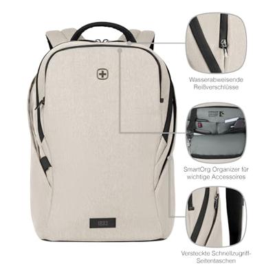 Wenger MX Light Laptoprugzak Geschikt voor max. (laptop): 40,6 cm (16) Zand Wenger MX Light Laptoprugzak Geschikt voor max. (laptop): 40,6 cm (16) Zand