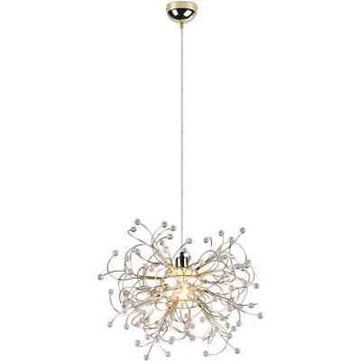 LED Hanglamp Rond Mat Goud - E27 Fitting - Aluminium - 1-Lichts