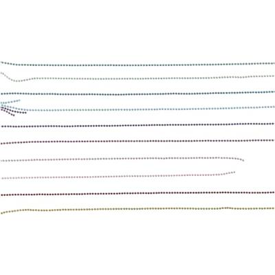 Creativ Company Balletjesketting, d 1,5 mm, diverse kleuren, 10x80 cm/ 1 doos