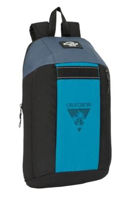 Casual Rugtas BlackFit8 California Blauw Zwart 22 x 39 x 10 cm