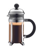 bodum CHAMBORD Cafetière Transparant, Zilver (glanzend) Capaciteit koppen: 3 - thumbnail