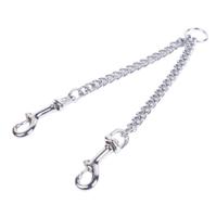Nobleza Hondenriem splitter - Ketting - Maat S - Lengte 2x17,5 cm - thumbnail