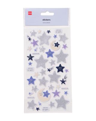 HEMA Stickervellen 23x11cm sterren - 3 stuks (multi)