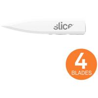 Slice 10532 Keramische reservemesjes, multifunctioneel mes, dolvormig 4 stuk(s) - thumbnail
