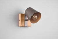 Trio SpotBell antiekgrijs met hout - 801900167 - thumbnail