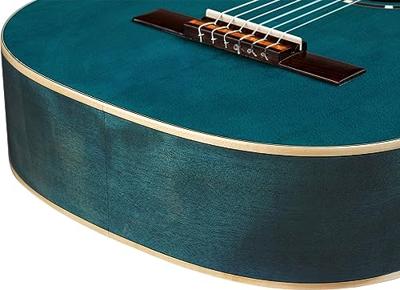 Ortega Family Series R121-3/4OC 3/4-Size Guitar Ocean Blue klassieke gitaar met gigbag