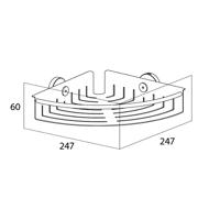 Tiger Hoekkorf Boston Groot RVS - thumbnail