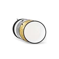 Godox reflectieschermen 5-in-1 Gold, Silver, Black, White, Translucent - 60cm - thumbnail