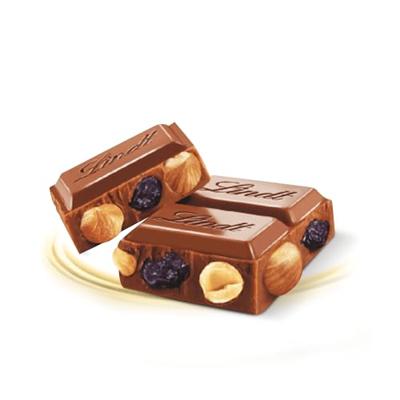 Lindt - Swiss Premium Chocolade Melk Rozijn Hazelnoot - 300g