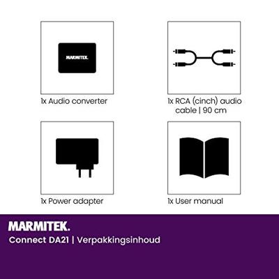 Marmitek Connect DA21 Audio accessoire Zwart - thumbnail