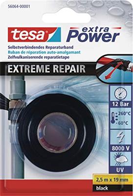tesa EXTREME REPAIR 56064-00001-00 Reparatietape tesa extra Power Zwart (l x b) 2.5 m x 19 mm 1 stuk(s) tesa EXTREME REPAIR 56064-00001-00 Reparatietape tesa extra Power Zwart (l x b) 2.5 m x 19 mm 1 stuk(s)