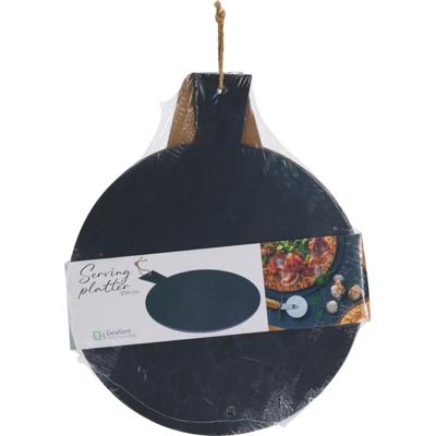 Excellent Houseware Serveerplateau leisteen ø35cm