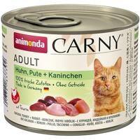 ANIMONDA Carny Adult Chicken, turkey, rabbit - nat kattenvoer - 200g - thumbnail