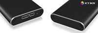 ICY BOX IB-183M2, Ext.-Gehäuse, 1x M.2 SATA SSD zu USB 3.0 Host, Aluminium, schwarz M.2 SSD-behuizing USB-A 3.0 5 GBit/s M.2 SATA 2230, 2242, 2260, 2280 60083 - thumbnail