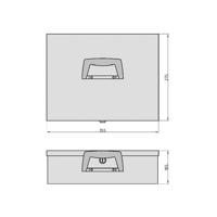 Basi 2100-0900 Geldcassette (b x h x d) 355 x 105 x 275 mm Grijs - thumbnail