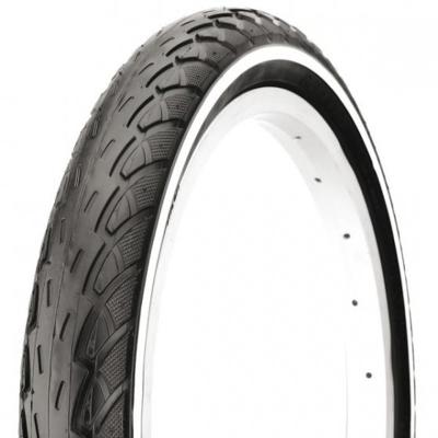 Deli tire buitenband 16 x 1,75 (47-305) zwart/witte lijn