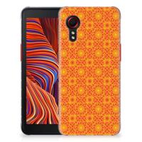 Samsung Galaxy Xcover 5 | TPU bumper | Batik Oranje - thumbnail