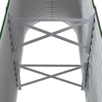 Plantenbak 114x40x68 cm gepoedercoat staal groen - thumbnail