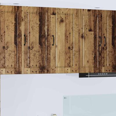 Keukenkast met plank Oudhout 40 x 31 x 80 cm Bewerkt hout