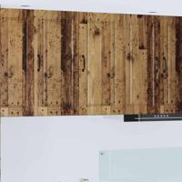Keukenkast met plank Oudhout 40 x 31 x 80 cm Bewerkt hout - thumbnail