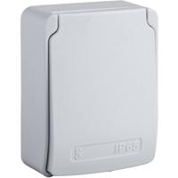 Schneider Electric 81143 Aanbouwcontactdoos IP65 Grijs (RAL 7035) - thumbnail