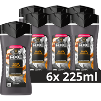 AXE Fine Fragrance Collection Douchegel Black Vanilla 6 x 225 ml bij Jumbo - thumbnail